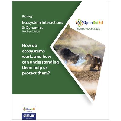 OpenSciEd: Biology 1 Ecosystem Interactions & Dynamics 1-Class Unit Kit